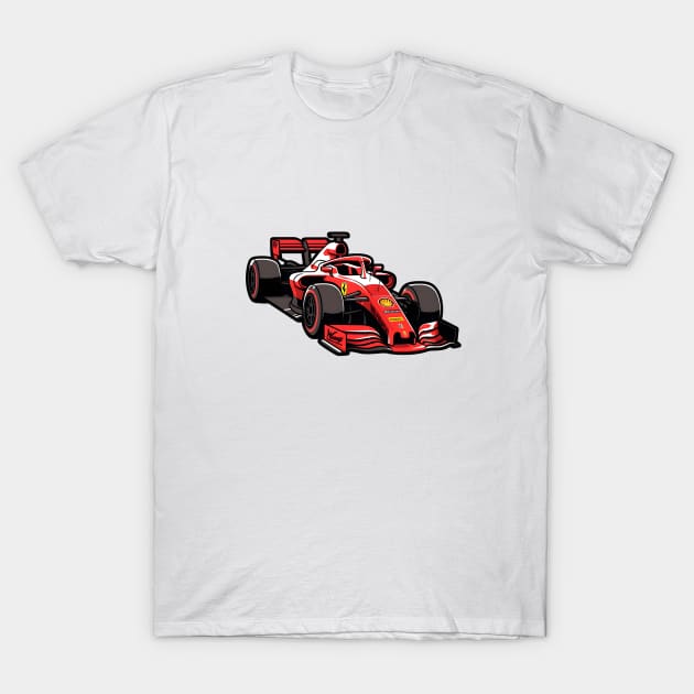 Formula 1 Car T-Shirt by Artifyio